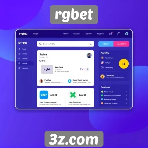 Interface do rgbet é amigável e intuitiva